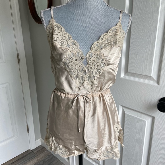 Dior Other - SOLD VINTAGE DIOR Lingerie Romper lace Slip